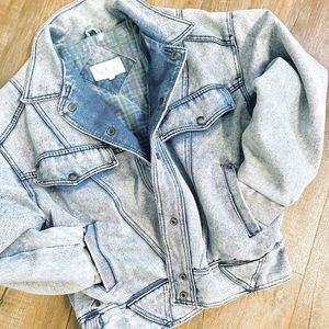 Vintage Denim + Flannel Jacket